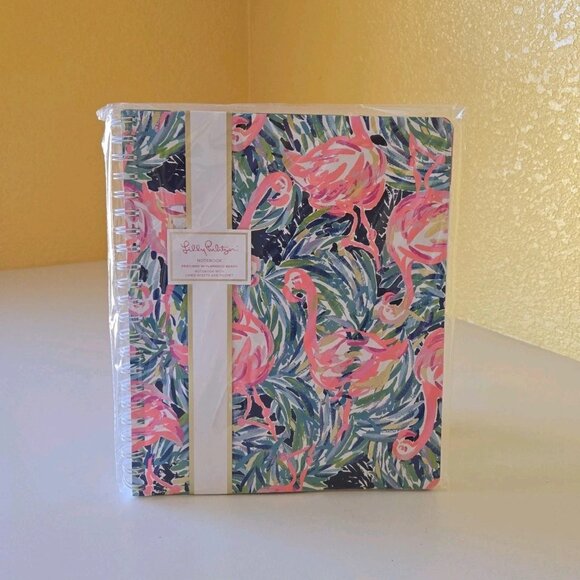 Lilly Pulitzer Other - Lilly Pulitzer Large Hardcover Spiral Notebook, 11" x 9.5" L, Flamenco Beach